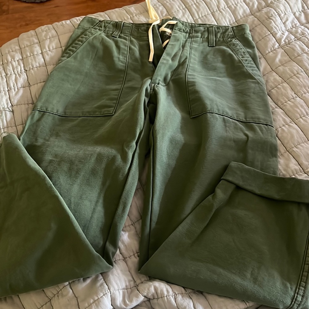 NWOT army green cargos , never worn